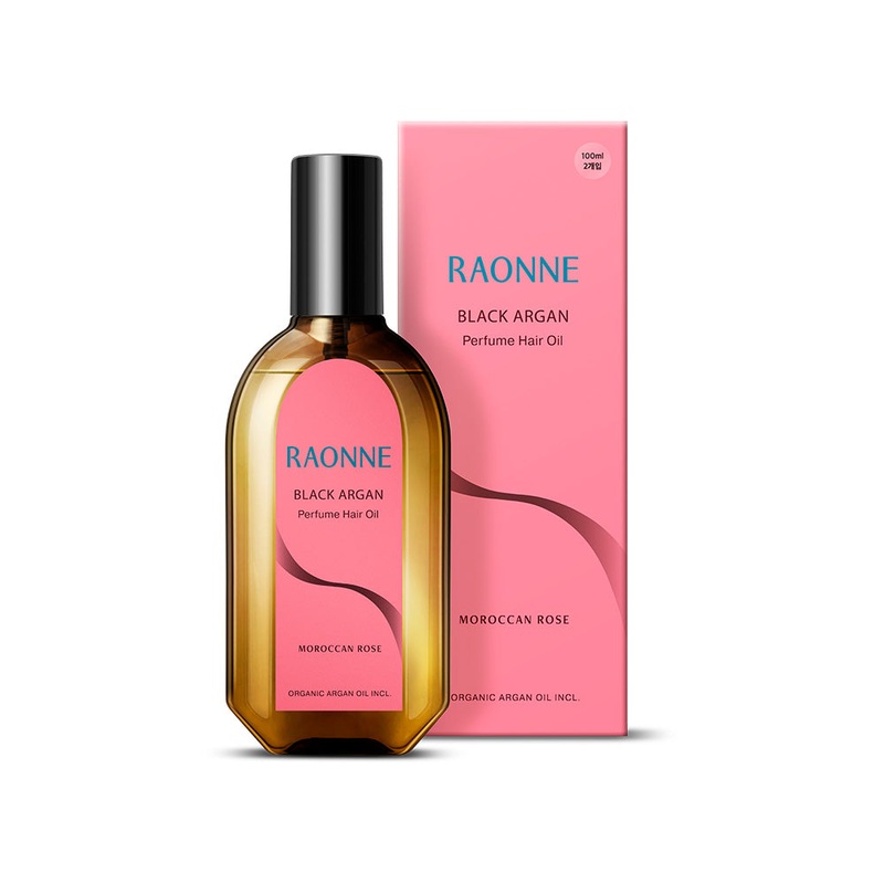 RAONNE Black Argan Perfume Oil Moroccan Rose 100ml 100ml