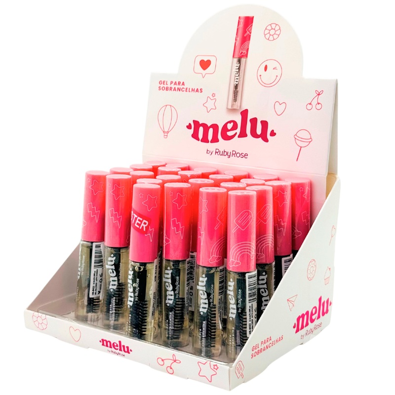 Ruby Rose Melu Eyebrow Gel – Wholesale Display 24 Units (HB-8422)