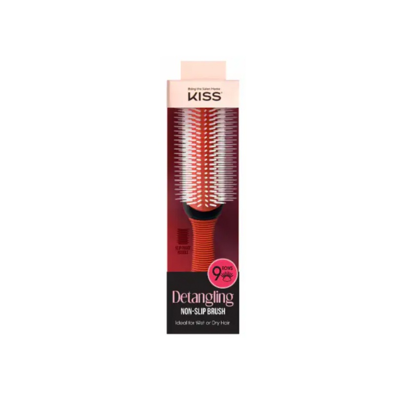 Kiss Detangling Hair Brush Red