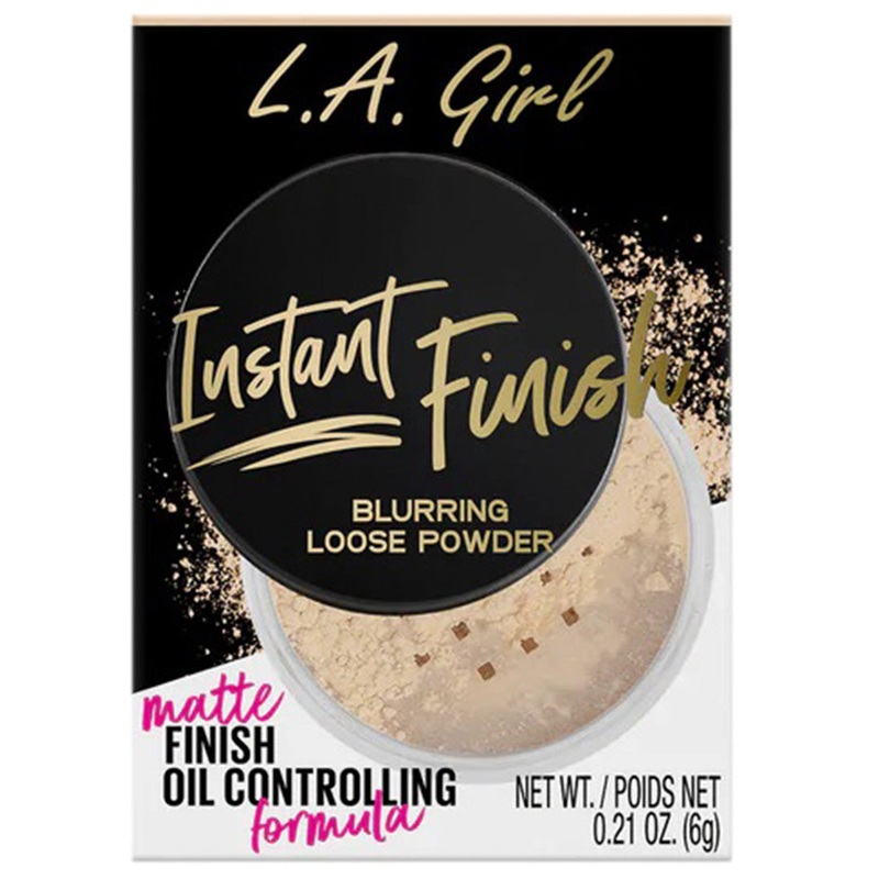 L.A. Girl Instant Finish Loose Powder Ligth – Wholesale 6 Units (GLP730)