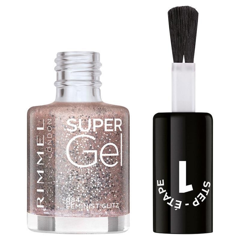 Rimmel London Super Gel Nail Polish 084 Feminist Glitz