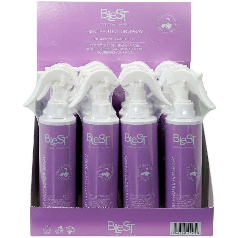 Blest Heat Protector Spray – Wholesale Display 12 Units (HP-07)