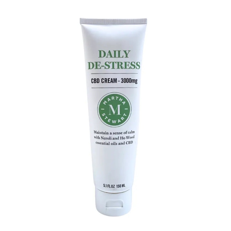 Martha Stewart Daily De-Stress CBD Cream 3000mg 150ml with Neroli & Ho Wood