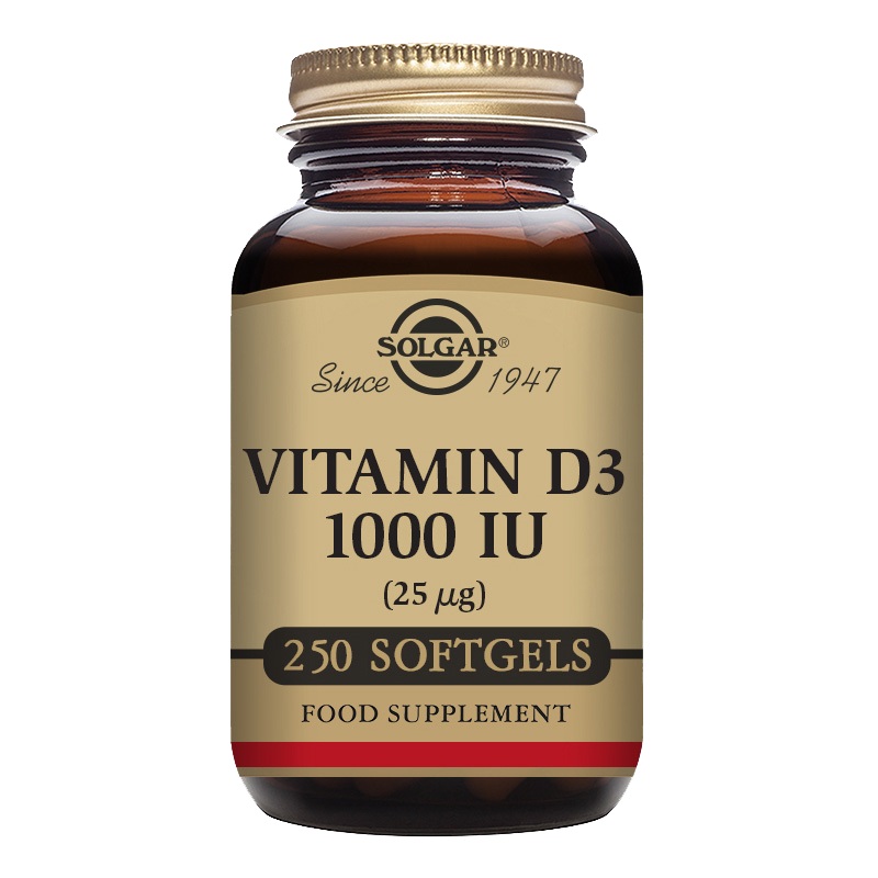 Vitamin D3 1000 IU (25g) 250 softgels