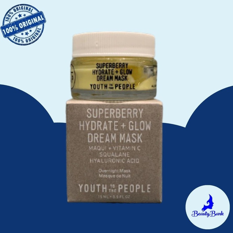 BEAUTY RESERVE – YOUTH TO THE PEOPLE SUPERBERRY HYDRATE + GLOW DREAM MASK WITH VITAMIN C 15ml