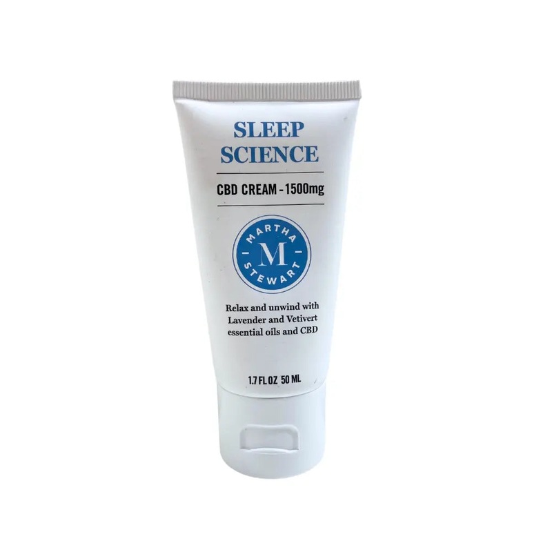 Martha Stewart Sleep Science CBD Cream 1500mg 50ml with Lavender & Vetivert