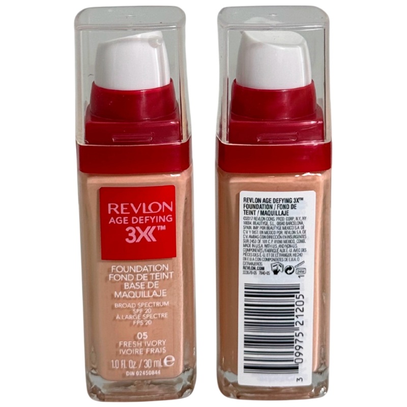 Revlon Age Defying 3X Makeup Foundation #05 Fresh Ivory – Wholesale 12 Units (RAD3X05)