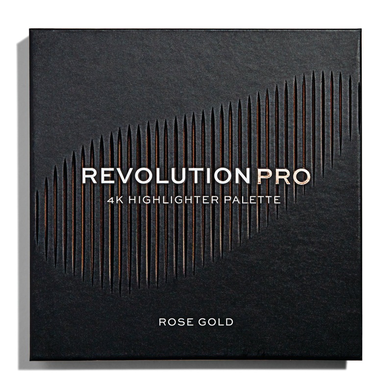 Revolution Pro 4K Highlighter Palette Rose Gold