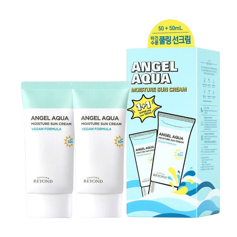 BEYOND Angel Aqua Moisture Sun Cream SPF50+ PA+++ 50ml 2ea Double Pack