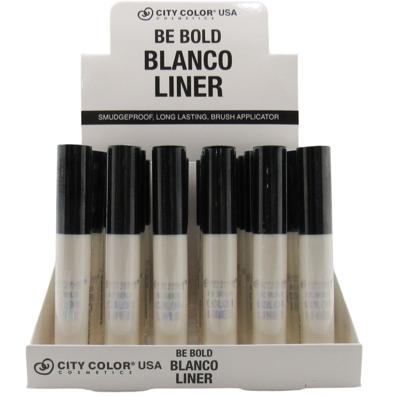 City Color Be Bold Color Blanco Liner – Wholesale Display 36 Units (E-0092A-1)