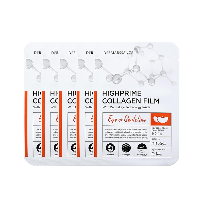 DERMARSSANCE Highprime Collagen Film Eye & Smileline 5pcs