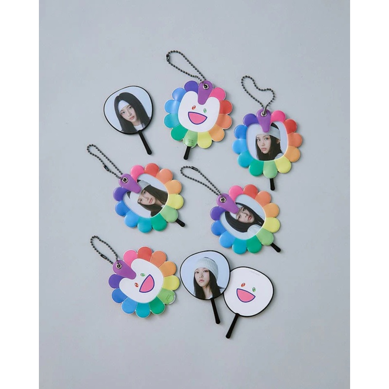 NewJeans x MURAKAMI FAN KEYRING MINJI