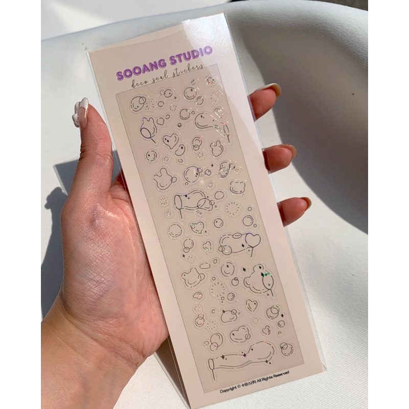 SOOANG STUDIO Soap Bubbles Sticker Sheet