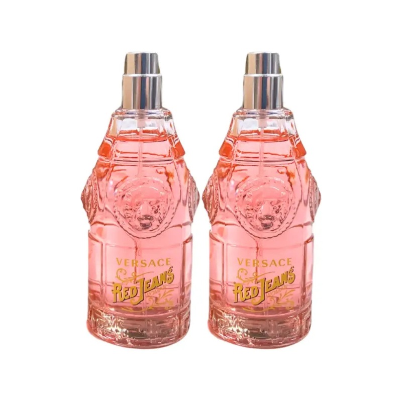 Versace Red Jeans 75ml Tester Duo Pack Amazing Value TESTERS NO LIDS