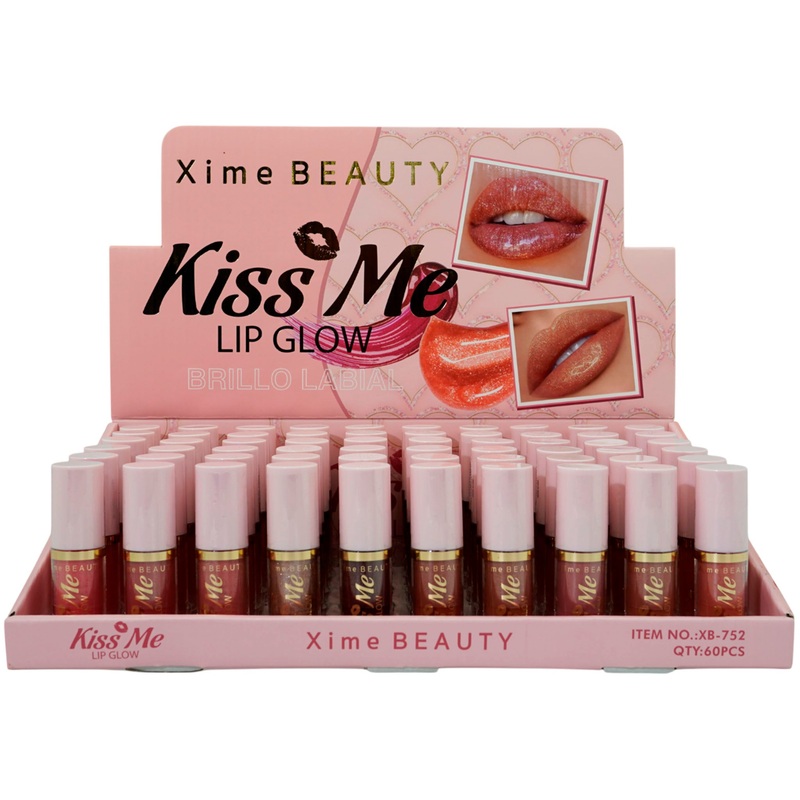Xime Beauty Kiss Me Lip Glow – Wholesale Display 60 Units (XB-752)