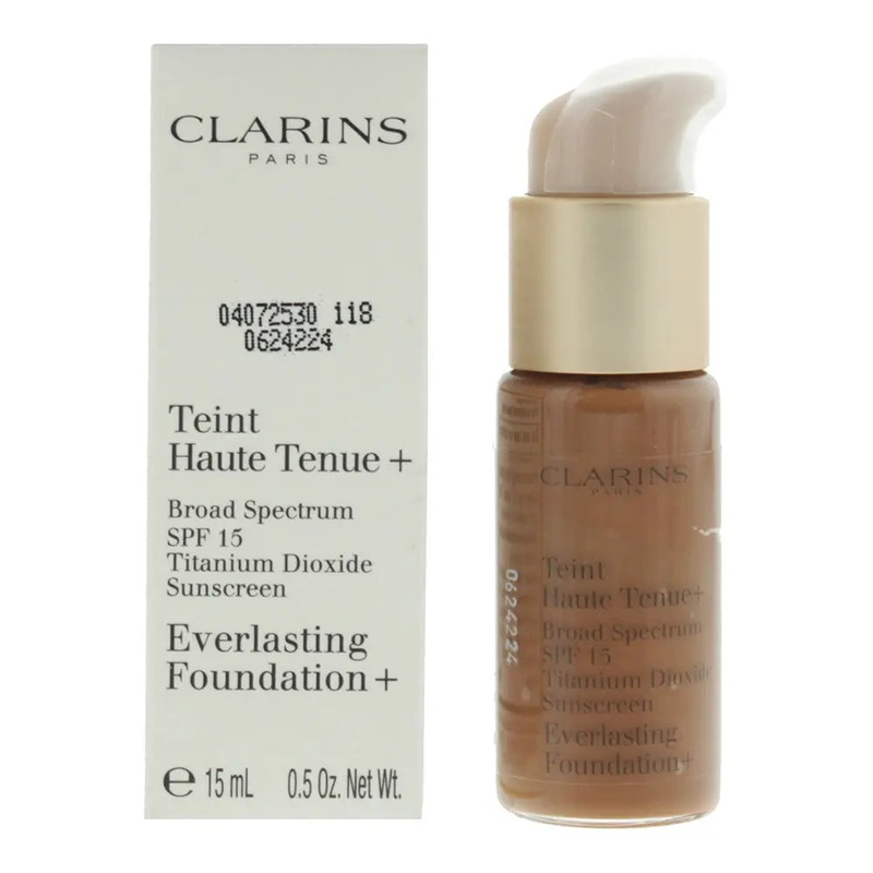 Clarins Everlasting Foundation+ Tester 118 Sienna 15ml – Ref 04072530 NFS