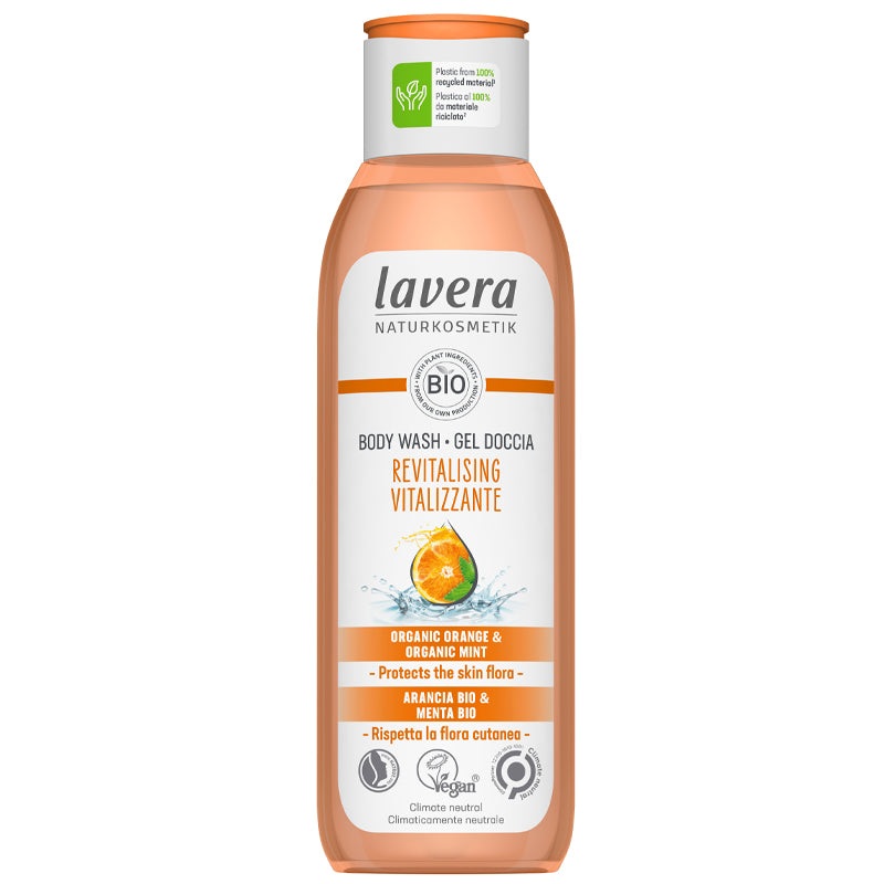 Lavera Revitalising Body Wash with Organic Orange & Organic Mint 250ml