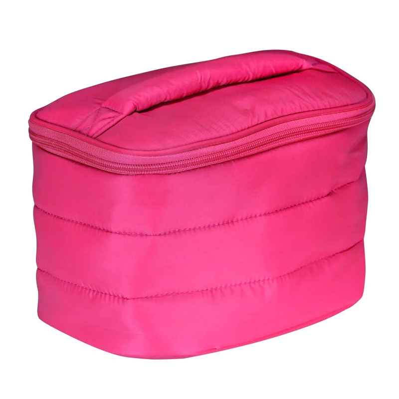 Puffer Train Case from Living Libations Peony Pink
