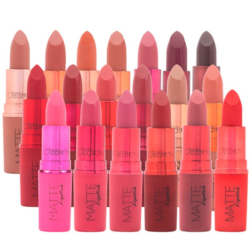 Beauty Creations Lipstick Matte Assorted – Wholesale Pack 12 Units (LSA)