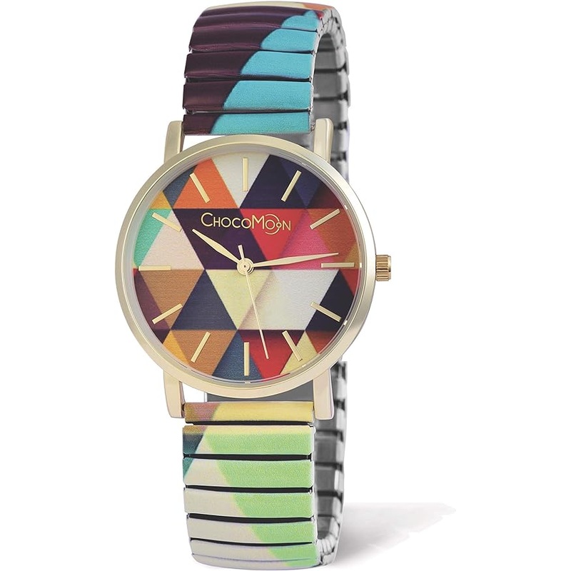 ChocoMoon Geometric Vintage Watch