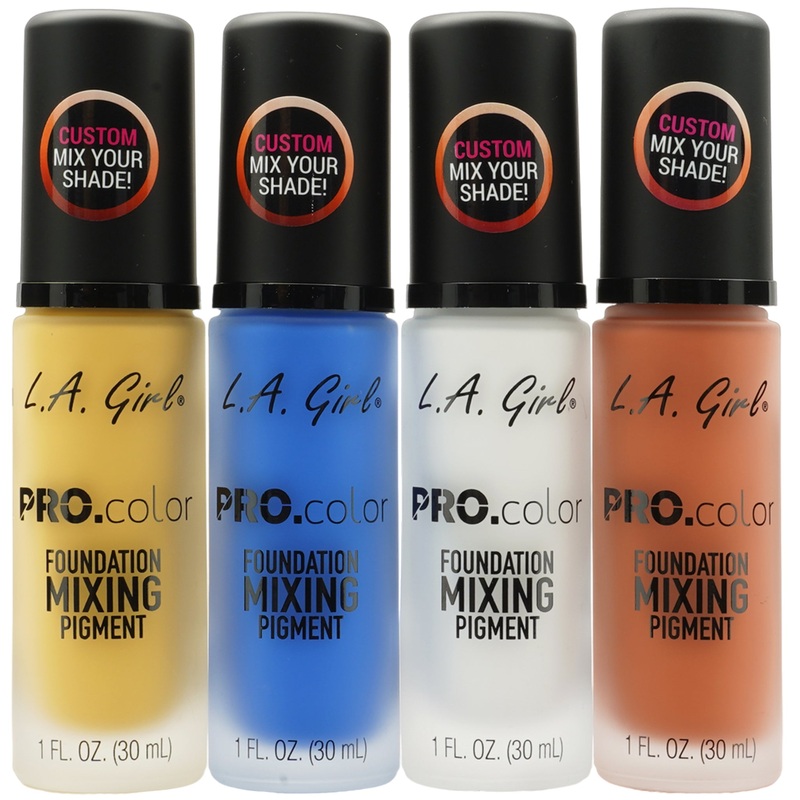 L.A. Girl Pro Color Foundation Mixing Pigment Assorted – Wholesale 12 Units (GLM711-714)