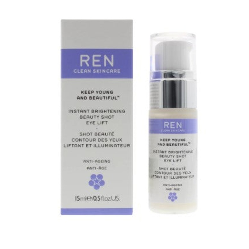 Ren Keep Young & Beautiful Instant Brightening Firming Beauty Shot, Eye Lift 15ml