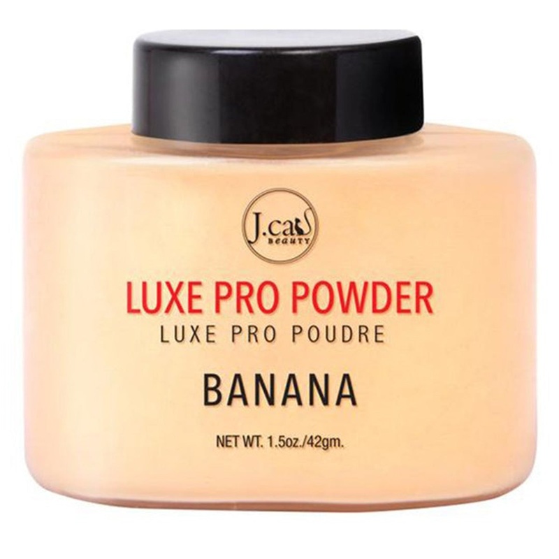 J.Cat Beauty Lux Pro Powder Banana – Wholesale Pack 6 Units (LPP101)