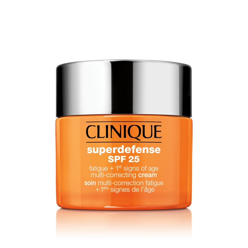 Clinique Superdefense SPF 25 Fatigue + 1st Signs Of Age Multi-Correcting Cream – Very Dry to Dry & Dry Combination 30ml