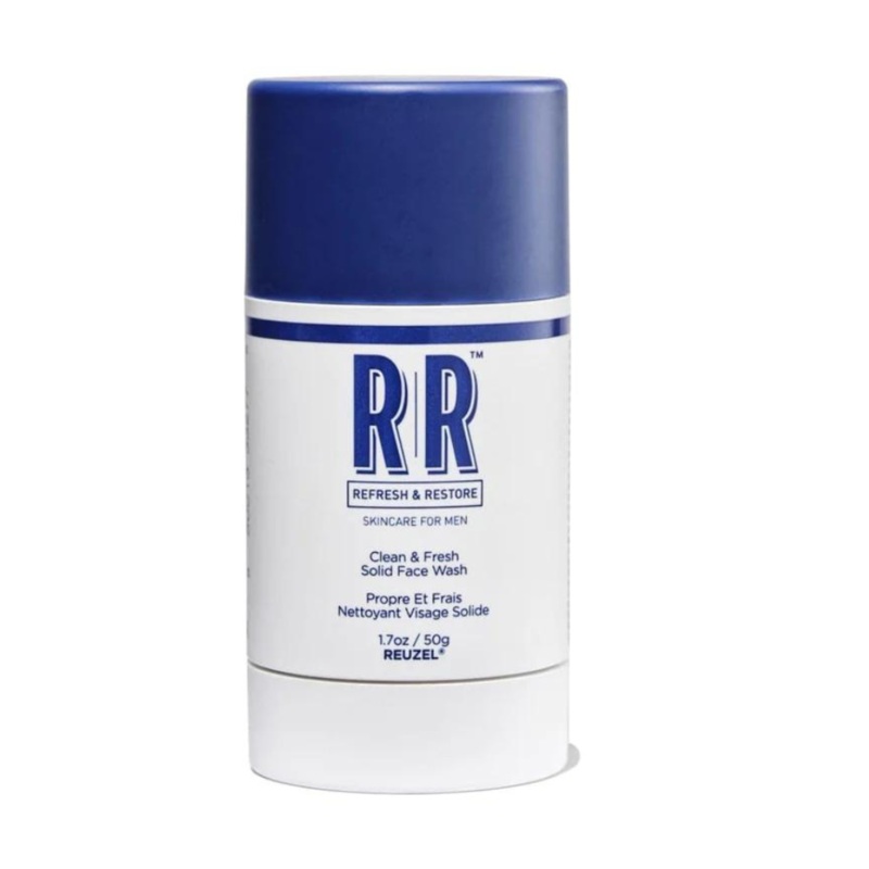 Reuzel R&R Clean & Fresh Solid Face Wash Stick 50g