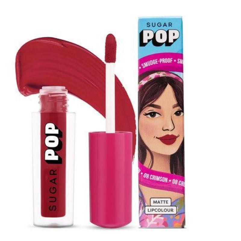 SUGAR POP Matte Lipcolour – 08 Crimson