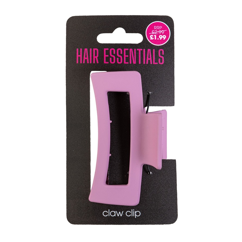 Beauty Outlet Square Claw Clip Pastel Pink