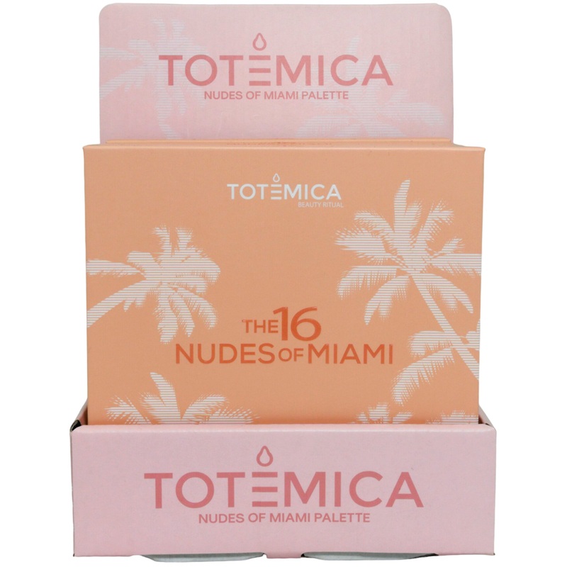 Totemica The 16 Nudes Of Miami Palette – Wholesale Display 6 Units (TBR23-E1D6)