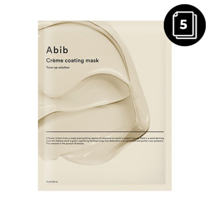 Abib Creme Coating Mask 5ea #Tone up Solution