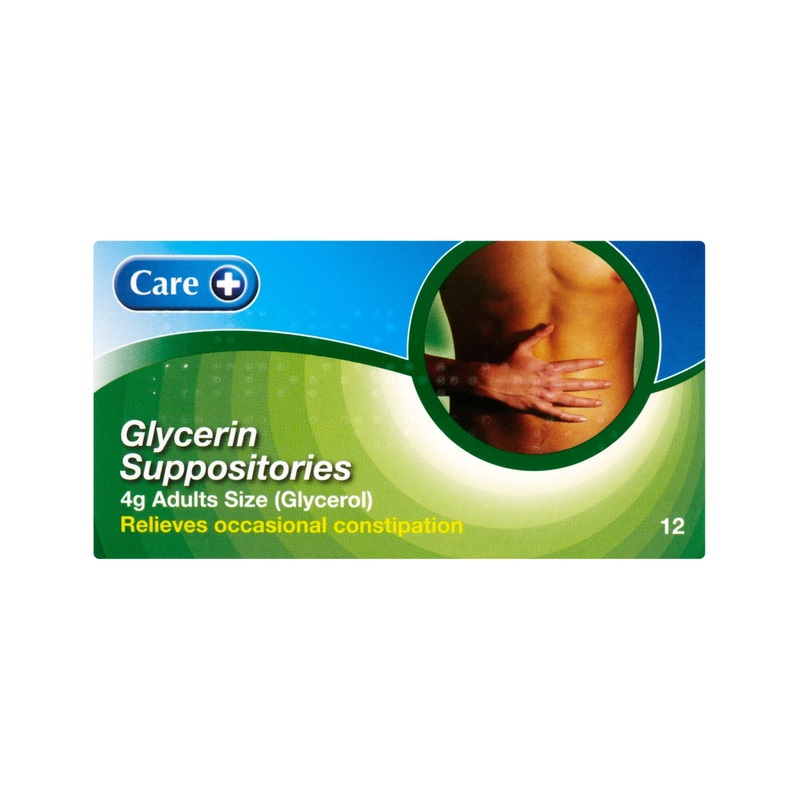 Glycerin Suppositories 12 suppositories