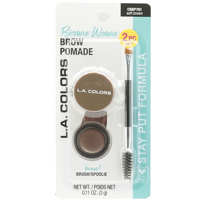 L.A. Colors Brow Pomade – Soft Brown – Wholesale Pack 12 Units (CBBP781)