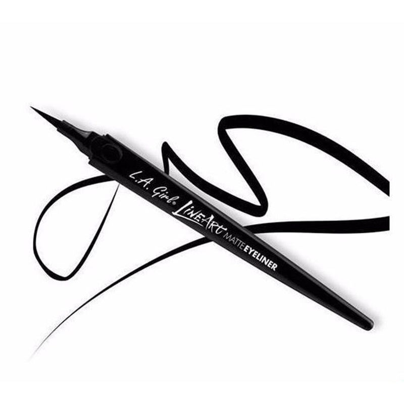 L.A. Girl Line Art Matte Eyeliner Pen Intense Black – Wholesale Pack 24 Units (GLE712)