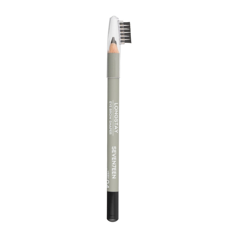 Seventeen Longstay Eye Brow Shaper Pencil No 4 Very Black