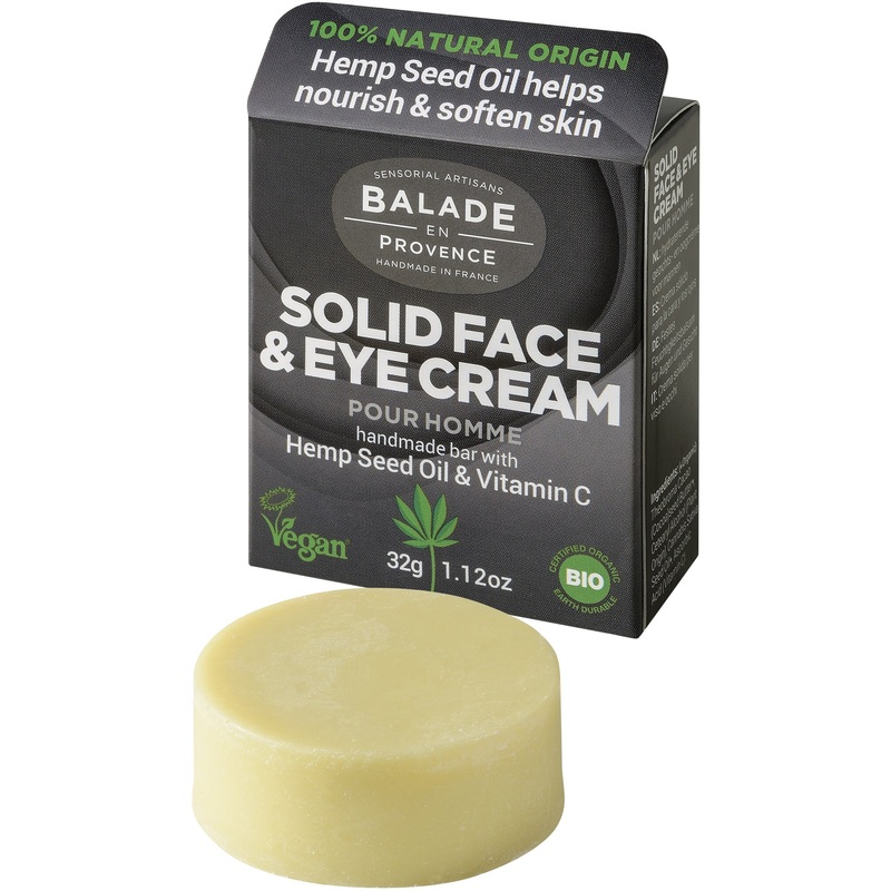 Solid Face & Eye Cream Bar | For Men