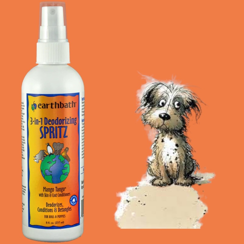 Dog Spritz Earthbath 3-in-1 Deodorizing – Mango Tango 237ml