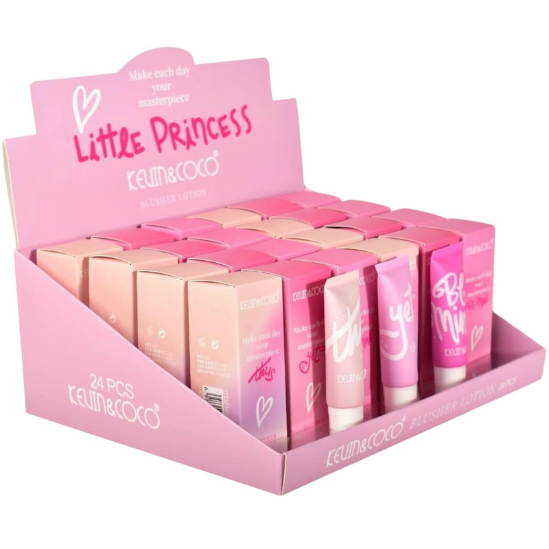 Kevin & Coco Little Princess Blusher Lotion – Wholesale Display 24 Units (KC244621)