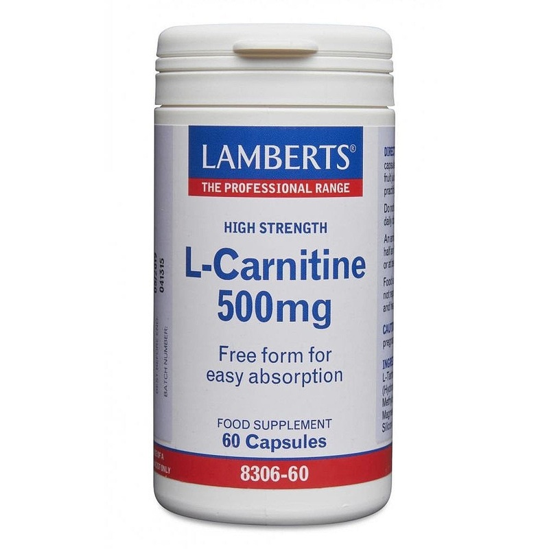 L-Carnitine 500mg 60 tablets