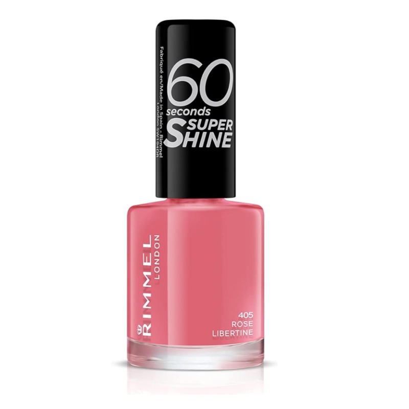 Rimmel London 60 Seconds Super Shine Nail Polish 405 Rose Libertine