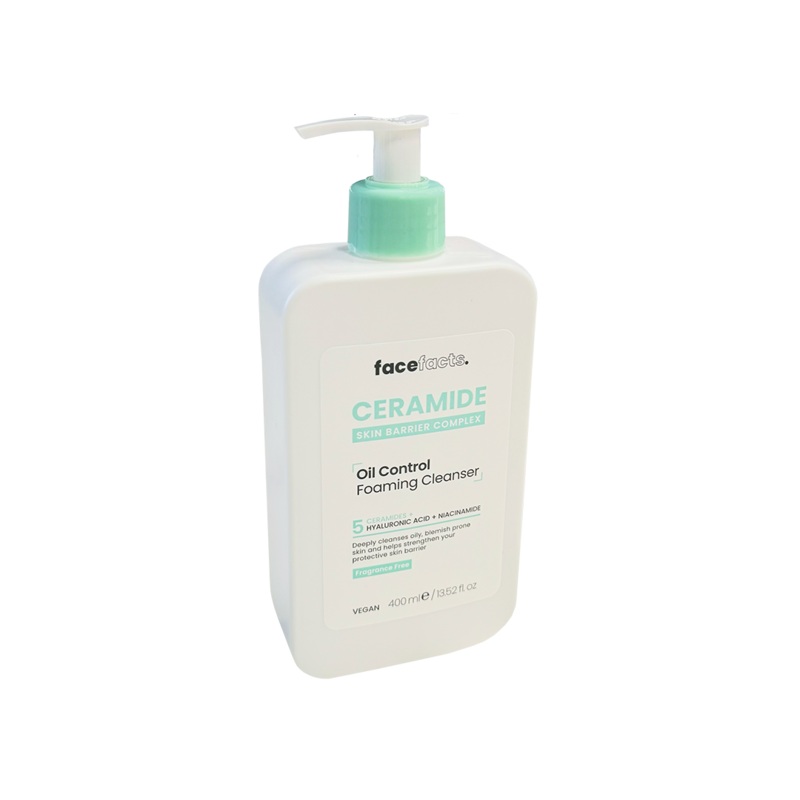 Face Facts Ceramide Oil Control Foaming Cleanser 400ml