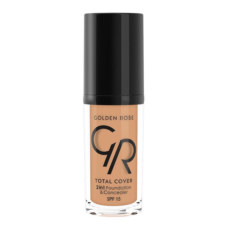 Golden Rose Total Cover 2 In 1 Foundation & Concealer 10