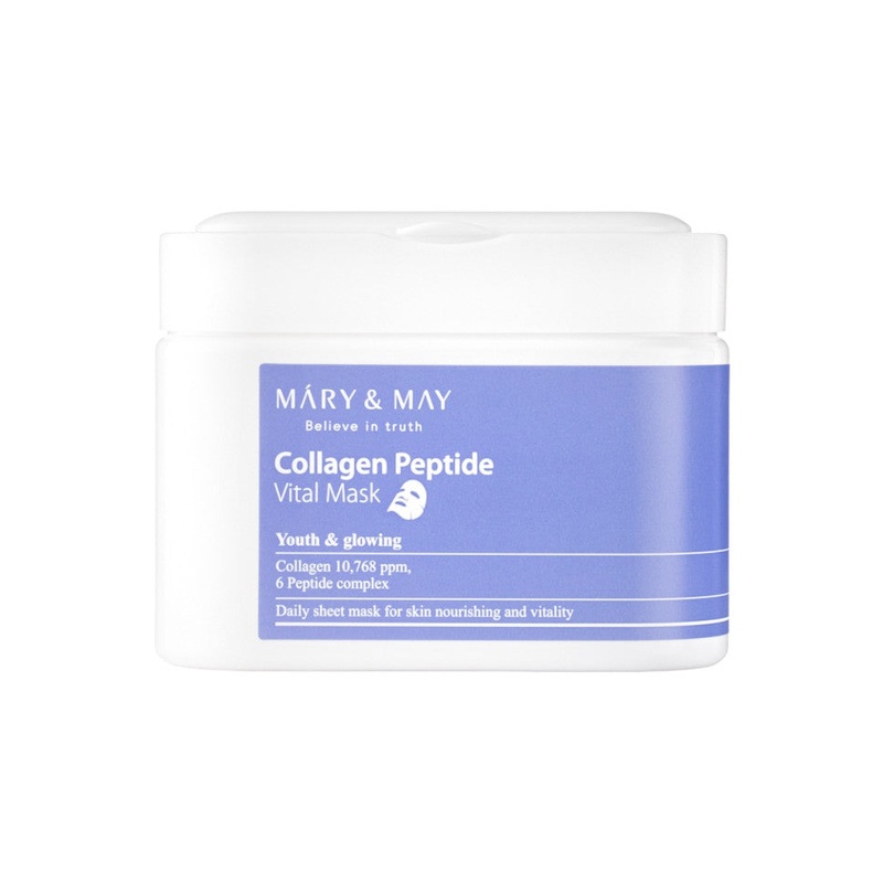 Mary&May Collagen Peptide Vital Mask (30ea)