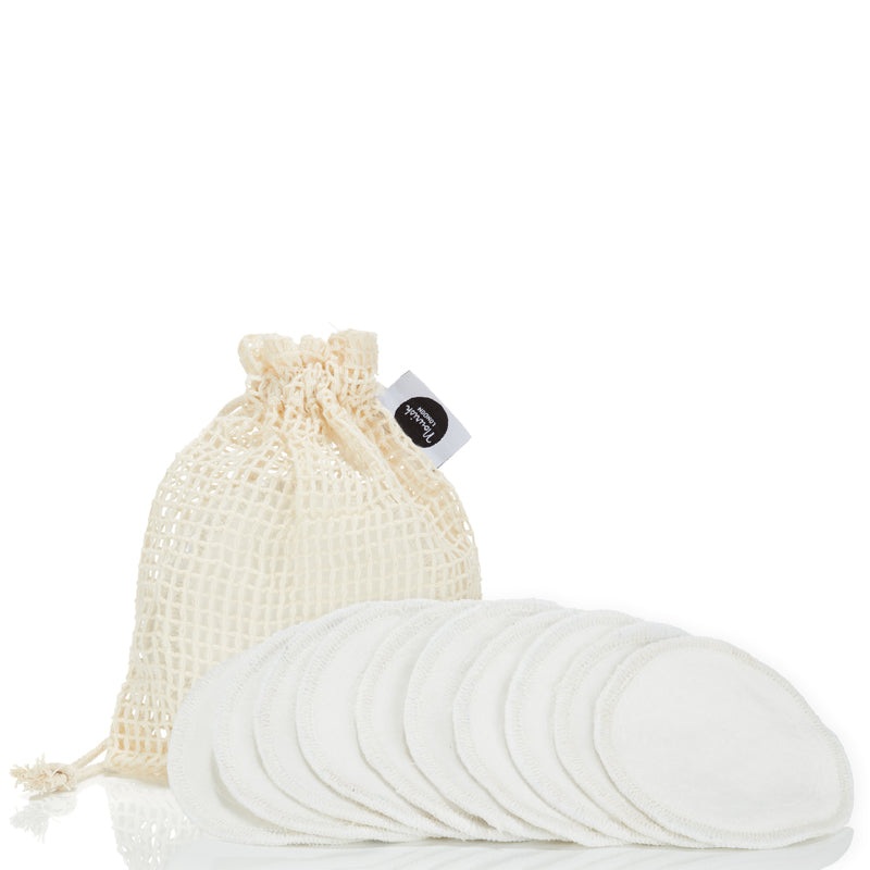 Nourish London Reusable Bamboo Cleansing Pads Pack of 10