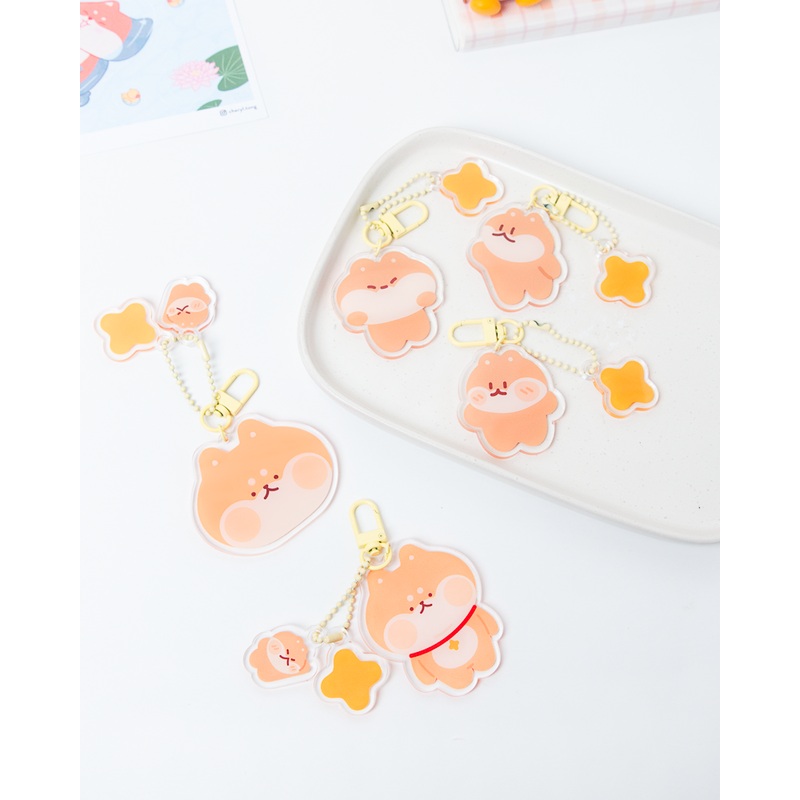 SUKOSHI miniMO Keychain Squishy Cheeks