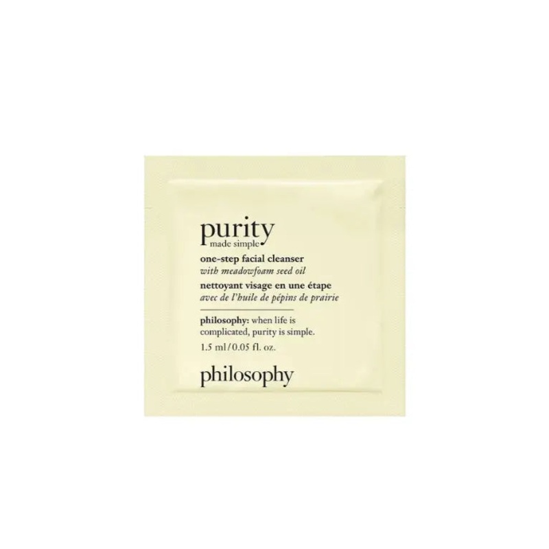 PHILOSOPHY PURITY MADE SIMPLE ONE STEP FACIAL CLEANSER 1.5ML