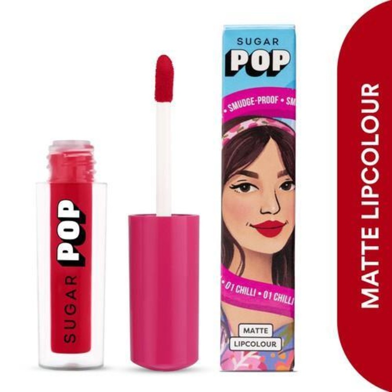 SUGAR Cosmetics SUGAR POP Matte Lipcolour 01 Chilli