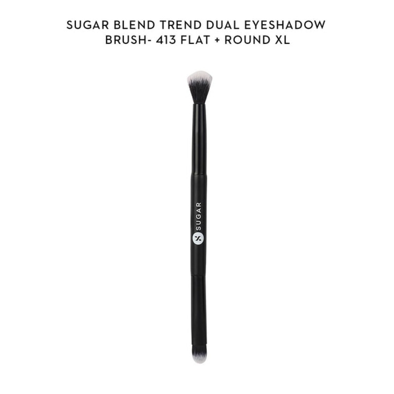 Blend Trend Dual Eyeshadow Brush – 413 Flat + Round Xl